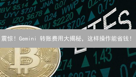 震惊！Gemini 转账费用大揭秘，这样操作能省钱！